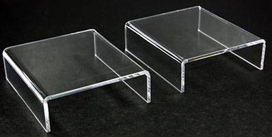 Acrylic Display Riser for effective and focused in store display arrangements