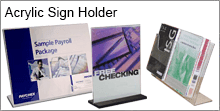 Acrylic Sign Holder