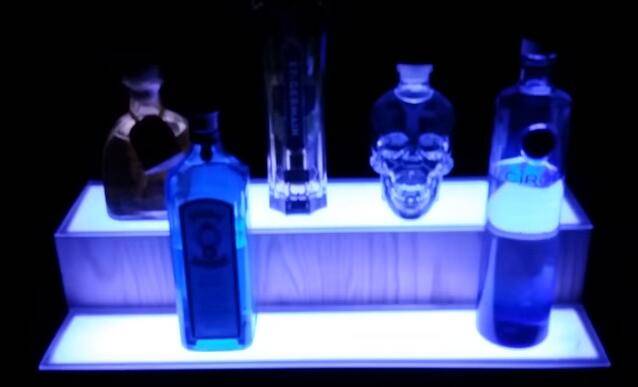 Illuminated Bottle Display 8 Steps