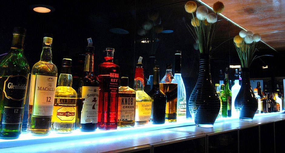 Illuminated Bottle Displays 1