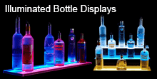 Illuminated Bottle Displays