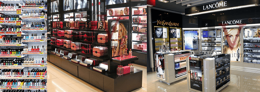 Acrylic Cosmetics Displays