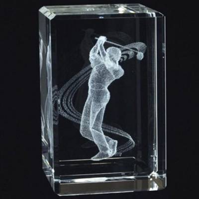 Acrylic Golf Paperweight