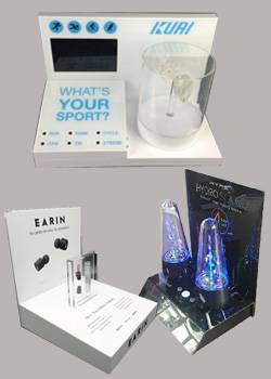 Acrylic Counter Speaker Display Stands