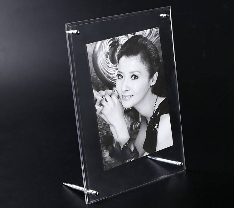 Tabletop Acrylic Picture Frame with Screw Consist