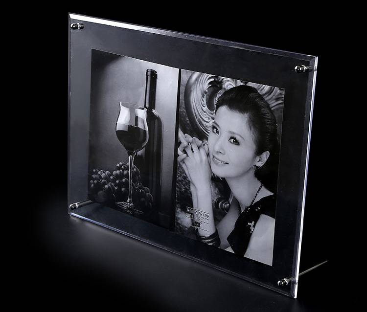 Tabletop Acrylic Picture Frame with Screw Consist