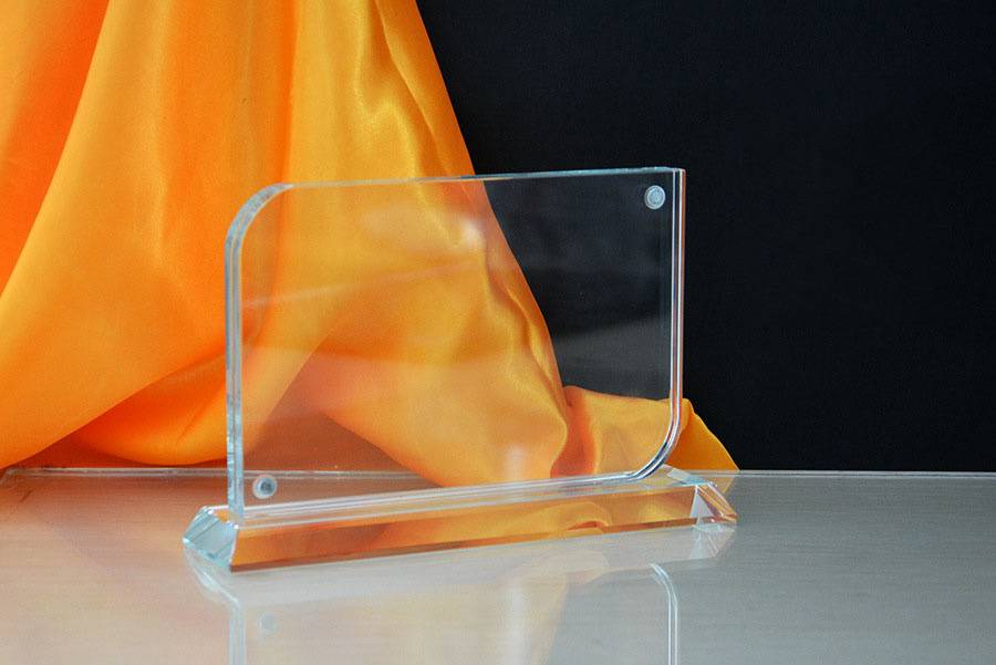 Clear Acrylic Frames Display Holder with Vertical Stand