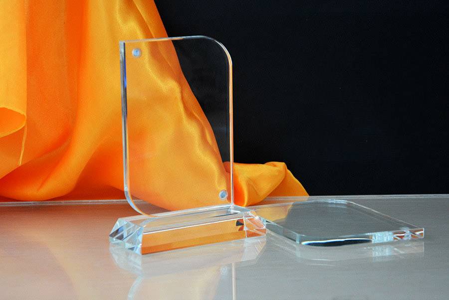 Clear Acrylic Frames Display Holder with Vertical Stand