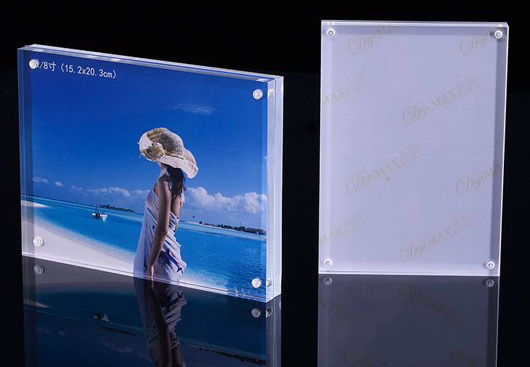 Desktop Double Sided Acrylic Magnetic Picture Display
