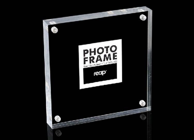 Square Corner Magnetic Photo Frame in Desktop Picture Display