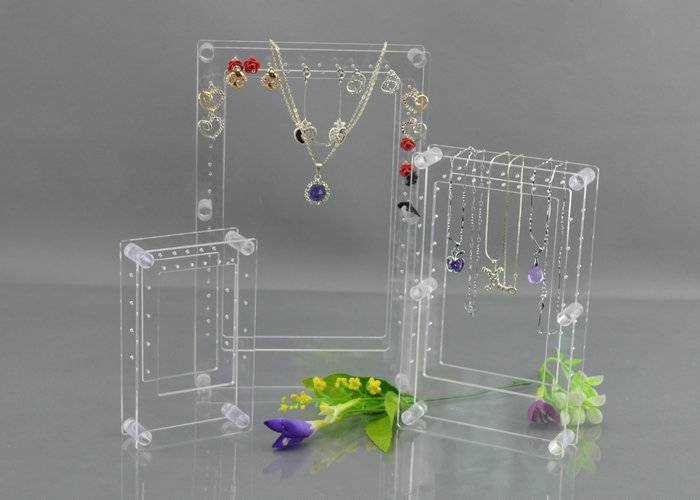 Accessories Organizer Acrylic Box Stand Collect Hanging Earrings And Jewelry Display