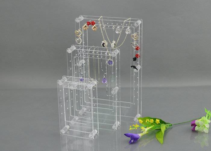 Accessories Organizer Acrylic Box Stand Collect Hanging Earrings And Jewelry Display