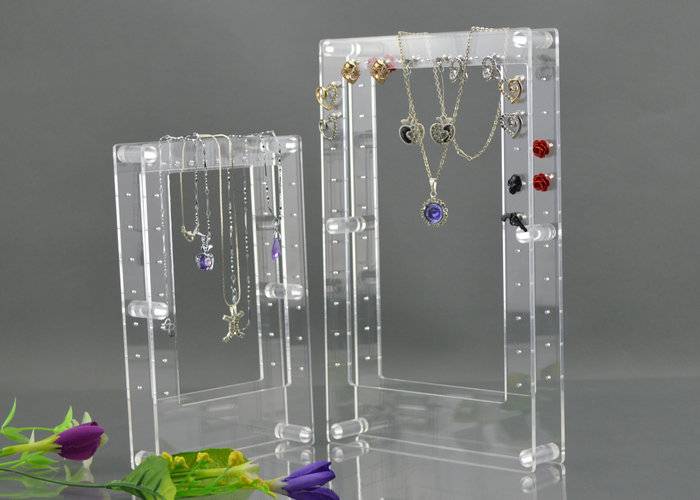 Accessories Organizer Acrylic Box Stand Collect Hanging Earrings And Jewelry Display