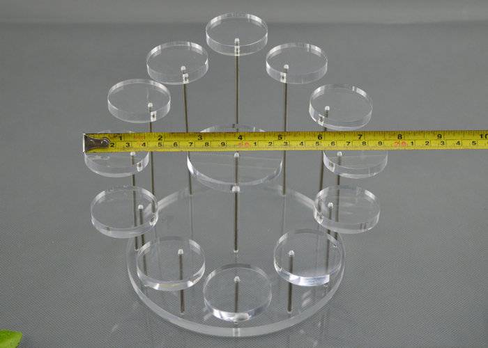 Fine Jewelry Acrylic Display Stand Tower Bracelets Ring Art Plexiglass