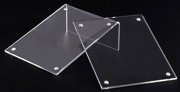 Tabletop L Shaped Acrylic Sign Holder With Magnet