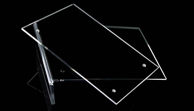 Tabletop L Shaped Acrylic Sign Holder With Magnet