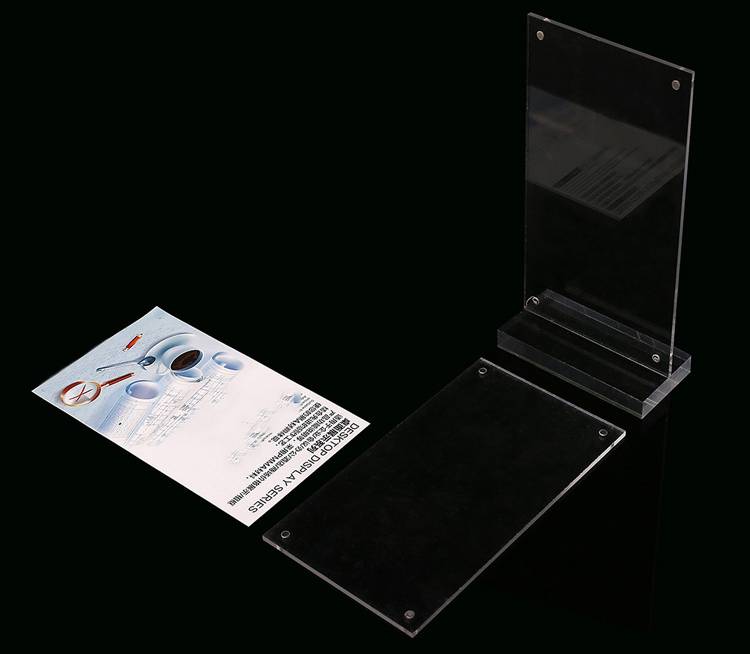 Clear Acrylic Sign Holders for Desktop