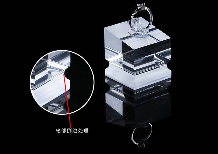 Ring Display Modern Acrylic Ring Holder Display Stand