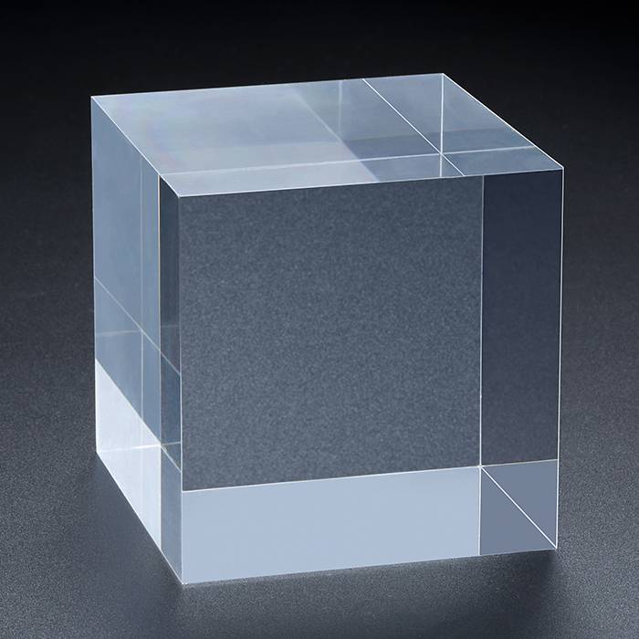 Clear Polished Acrylic Rectangular Display Block