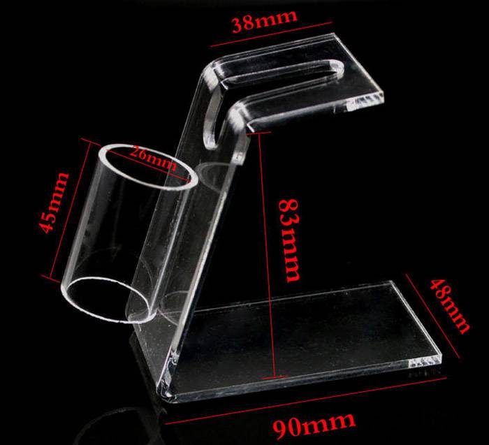 Transparent Acrylic Tattoo Gun Supply Stand Rack