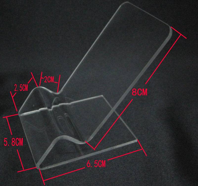 Mobile Cell Phone Clear Acrylic Display Stand Mount Holder
