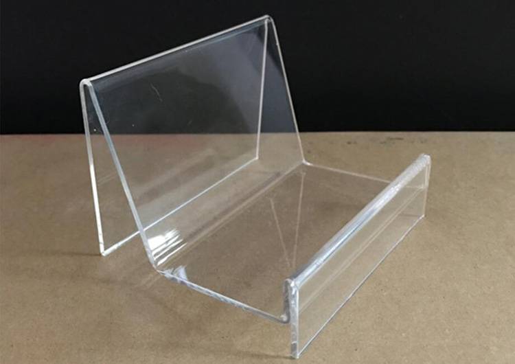 Clear Acrylic Wallet Display Stand Holder Leather Handbag Purse Display Stand
