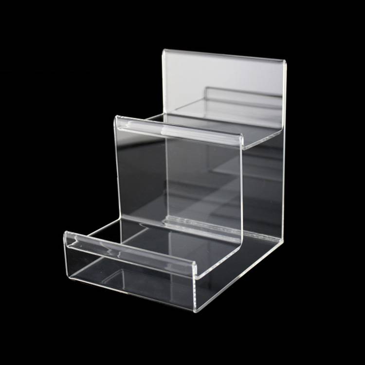 Two Tiers Holder Display Stand Acrylic Bracket Rack for Wand Collection shel hy 