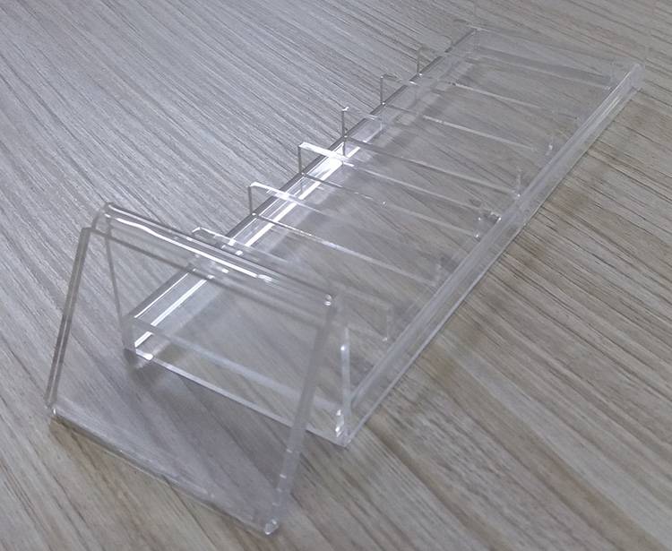 Desk Shop Retail Acrylic Product Display Stand With Price Tag