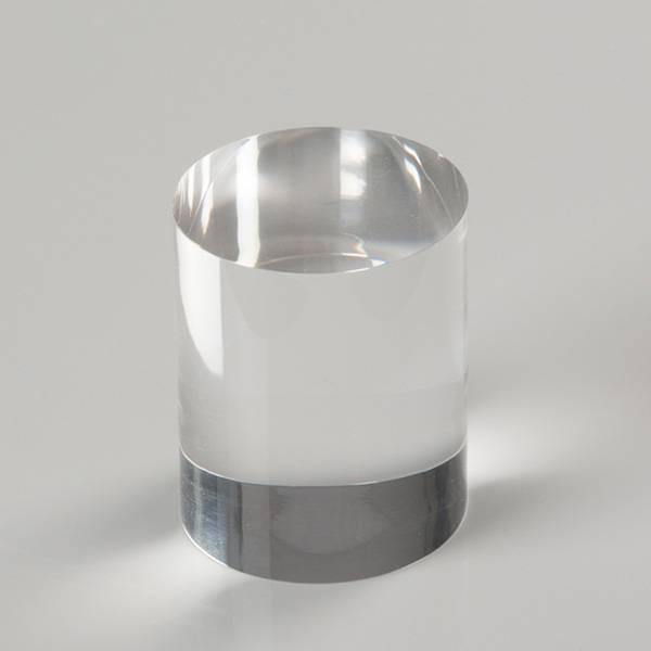 Solid Clear Acrylic Cylinder