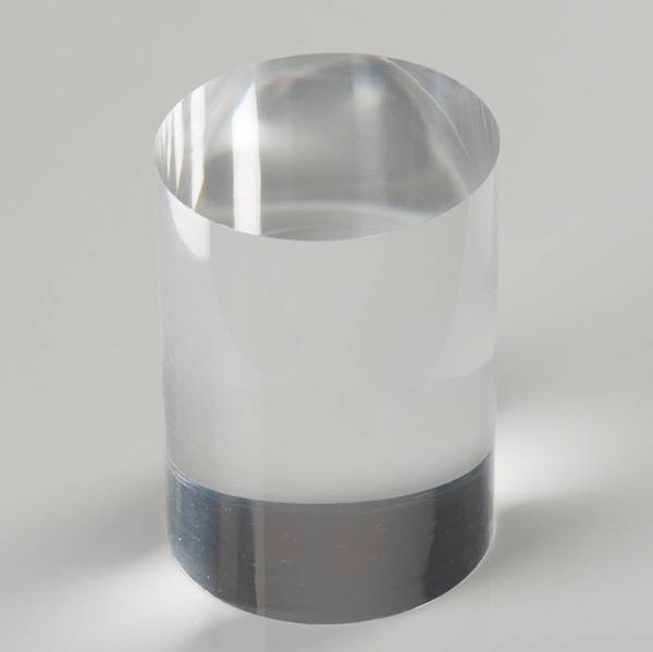 Solid Clear Acrylic Cylinder