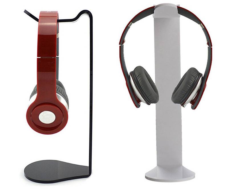 Acrylic Durable Headphones Stand Holder Headset Desk Display Hanger
