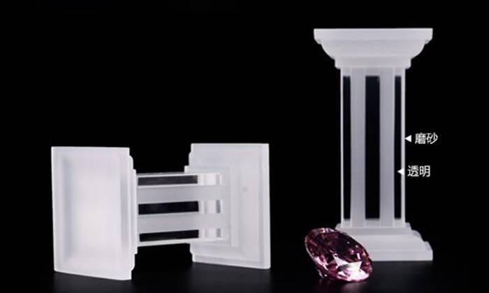 Multi Function Square Base Acrylic Display Stand for Jewelry Display