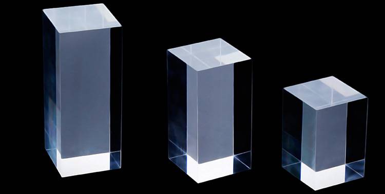 Portable Acrylic Riser Stand Solid Acrylic Riser Block