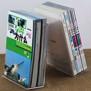 Kamehame Book Stands for Display 5 Pack 3.9x4.3x5.8 Inch Acrylic Book Display Easel with Ledge Albums Notebooks and Other Items Clear Desktop Holder for Displaying Books Pictures Music Sheets 
