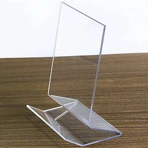 Table Top Clear Acrylic Single Book Display Stands XH39