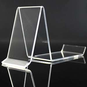 Multifunction Acrylic Shoes Display Stand V Shape Shoe Rack Shelf Holder XH0109