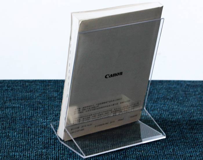 Table Top Clear Acrylic Single Book Display Stands