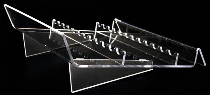 Acrylic 12 Pen Premium U Shaped Display Stand