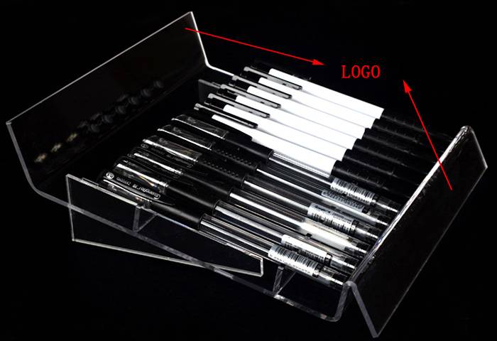 Acrylic 12 Pen Premium U Shaped Display Stand