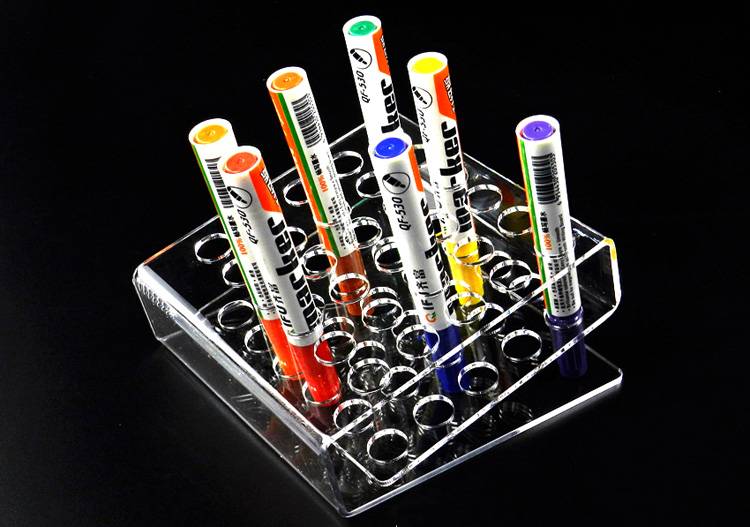 Counter Top 50 Slot Pen Sharpie Pencil Paint Brush Holder