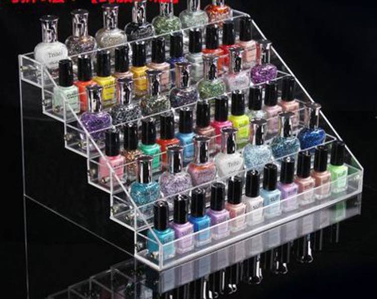Clear Lipstick and Makeup Organizer Counter Display