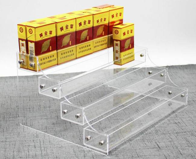 Clear Acrylic Cosmetic Organizer Display Showcase Holder