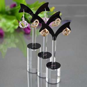 Clear Earring Display Y Stand Jewelry Stands Tray for Jewelry XH0011