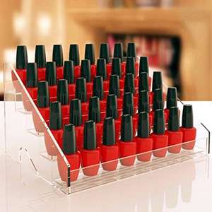 Clear 5 Layers Acrylic Lipstick and Nail Polish Organizer XH64