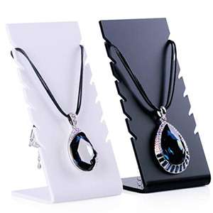 Acrylic Necklace Pendant Jewelry Display Stand Holder