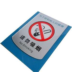 Acrylic No Smoking Signs