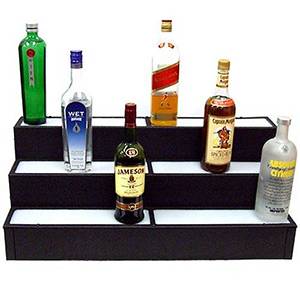 LED Lighted Liquor Shelves Bottle Display