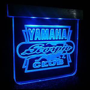 Laser Engraving Acrylic Led Sign