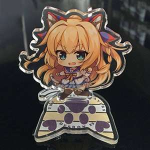 Q Edition Acrylic Stand Plate Figure Stand Desk Decor