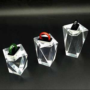 Square Acrylic Ring Display Stand